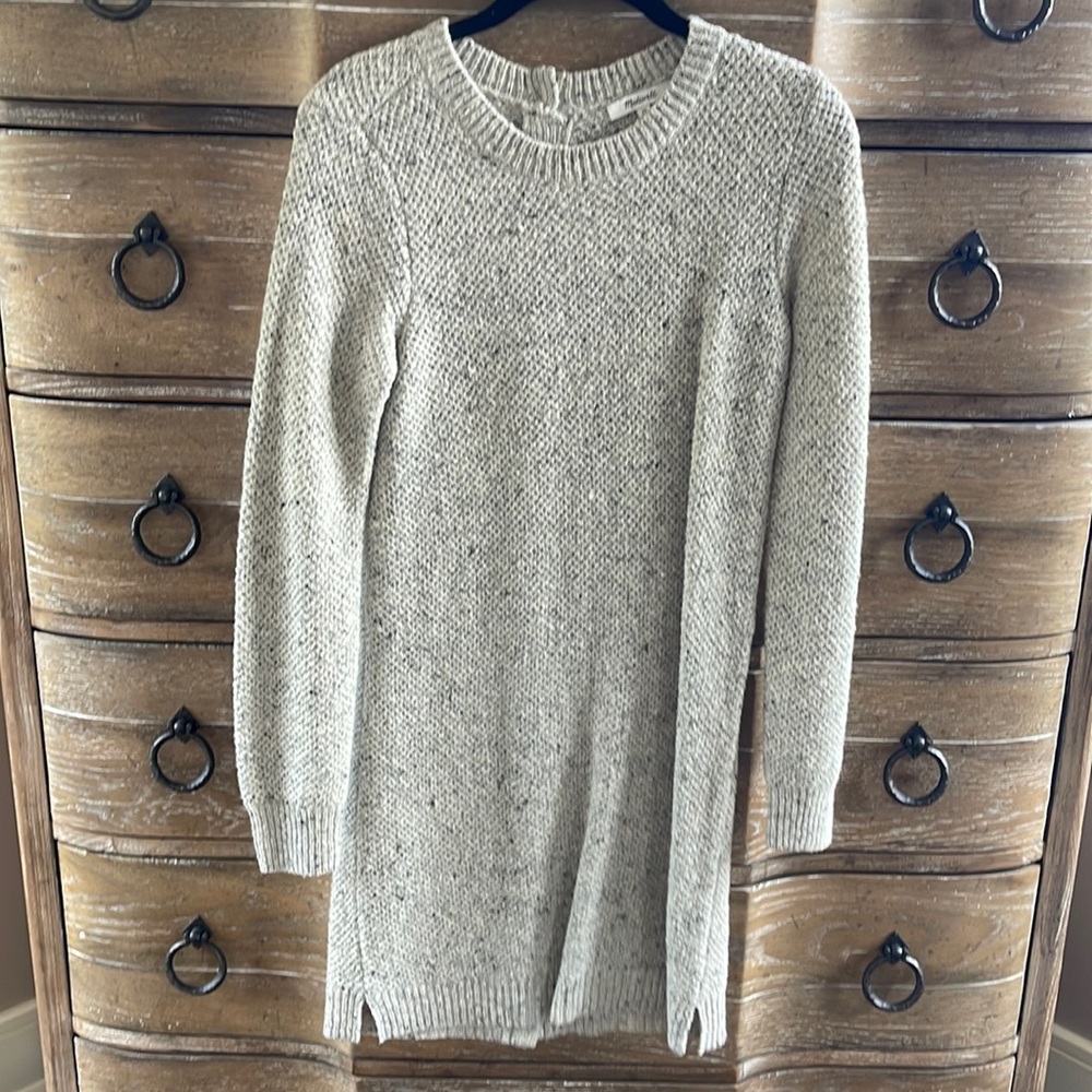 Madewell button back detail dress